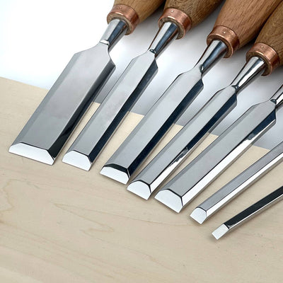 7-Piece Carving Chisel Set STRYI Profi in Wooden Gift Box