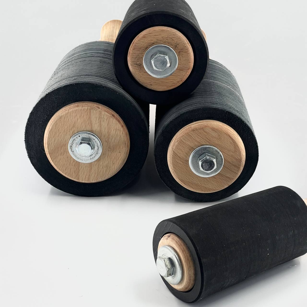 Rubber mallet for woodworking and wood carving, stone processing, for making sculpture