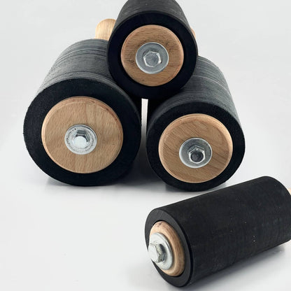 Rubber mallet for woodworking and wood carving, stone processing, for making sculpture