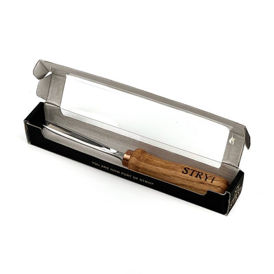 V Gouge 45° STRYI Profi Hand Forged for Detail Wood Carving