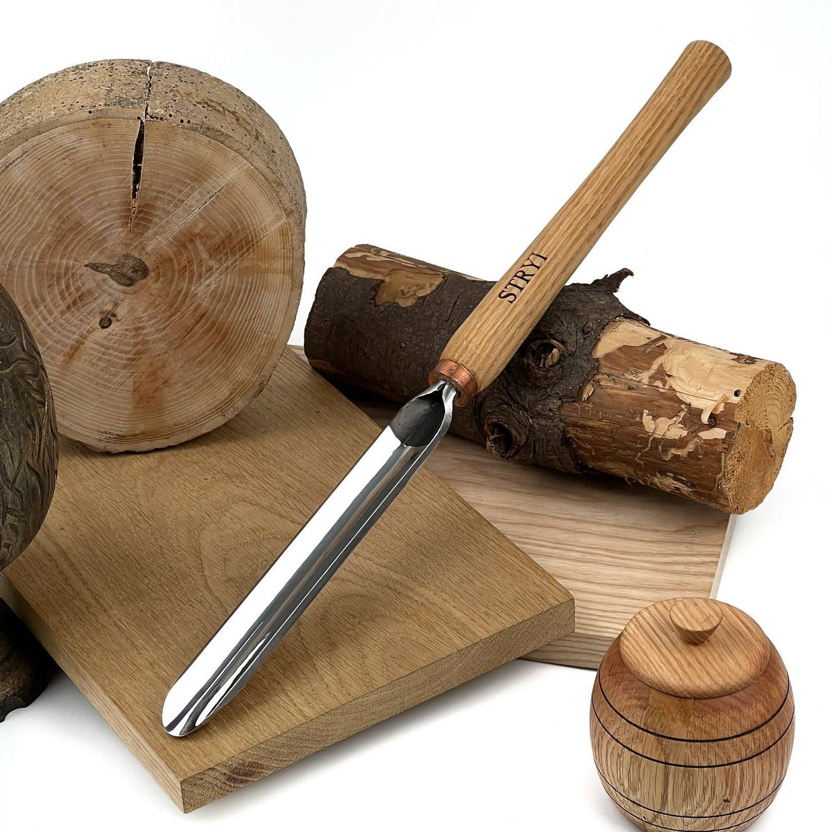Spindle Gouge STRYI Profi for Lathe Work and Wood Turning