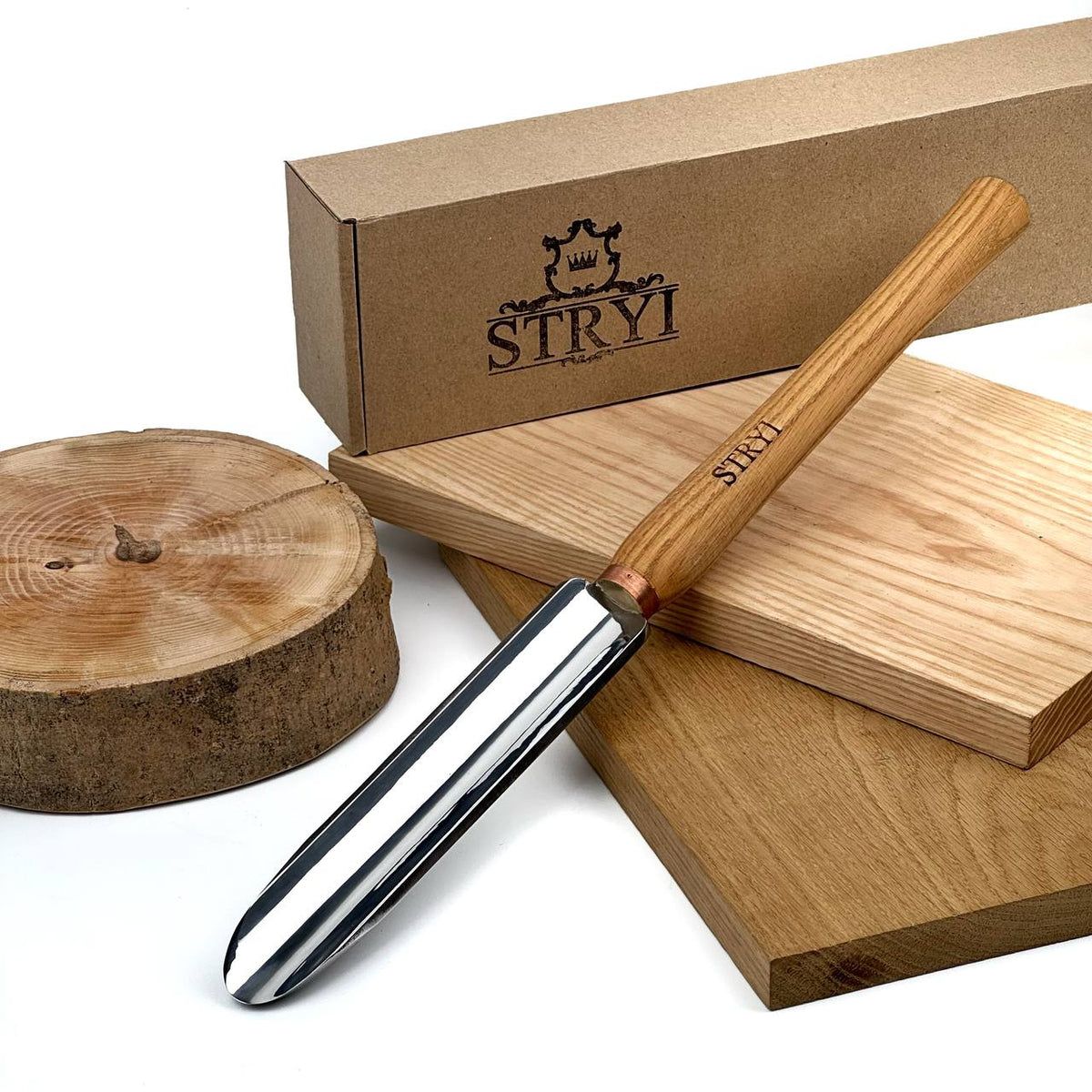 Spindle Gouge STRYI Profi for Lathe Work and Wood Turning