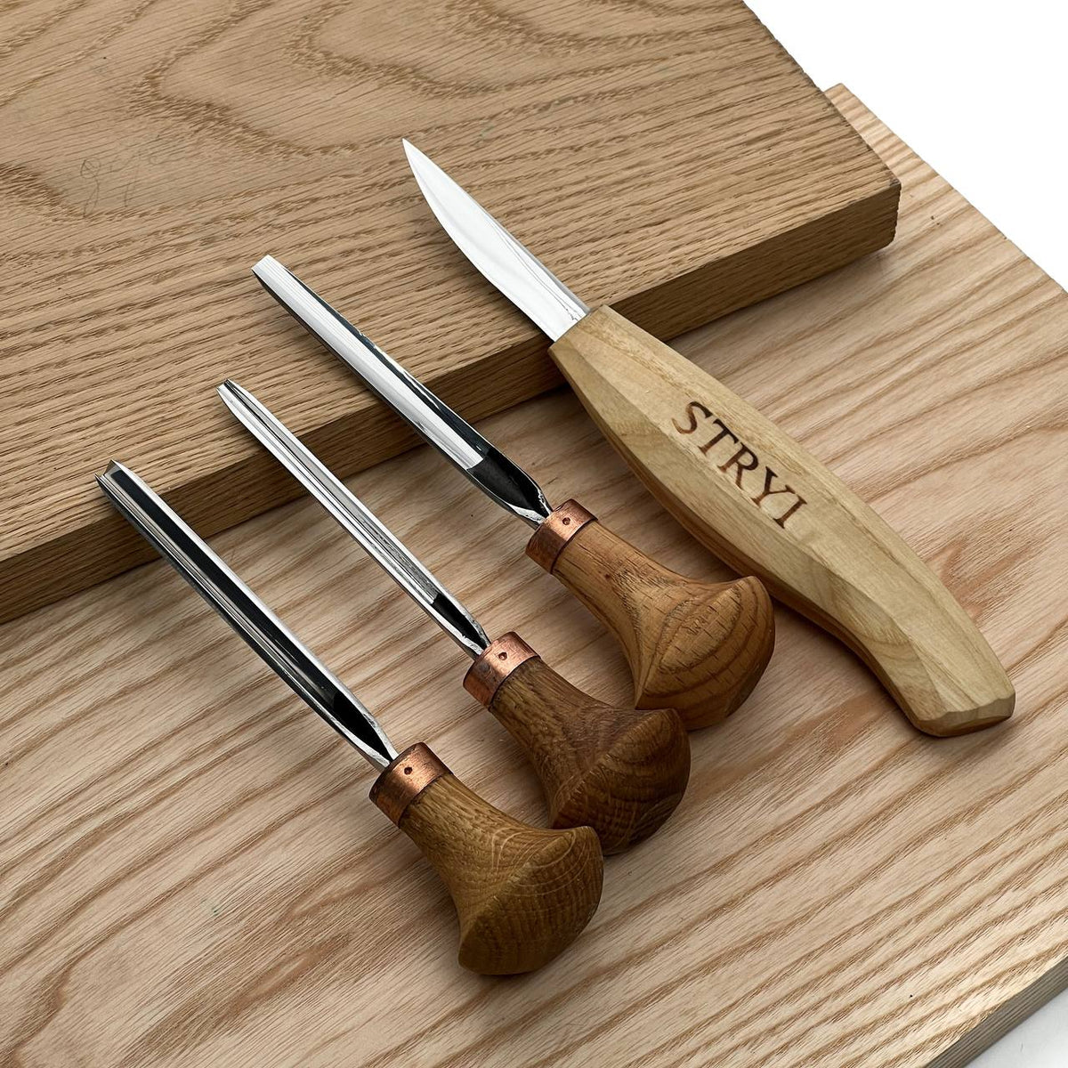 Whittling Kit, 4-Piece, STRYI — for Carving Figures