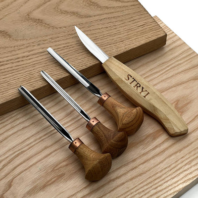 Whittling Kit, 4-Piece, STRYI — for Carving Figures