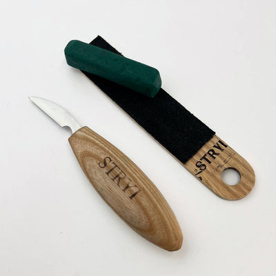 Chip and detailing carving knife 38mm STRYI Profi, Carving knives, Knife for woodcarving