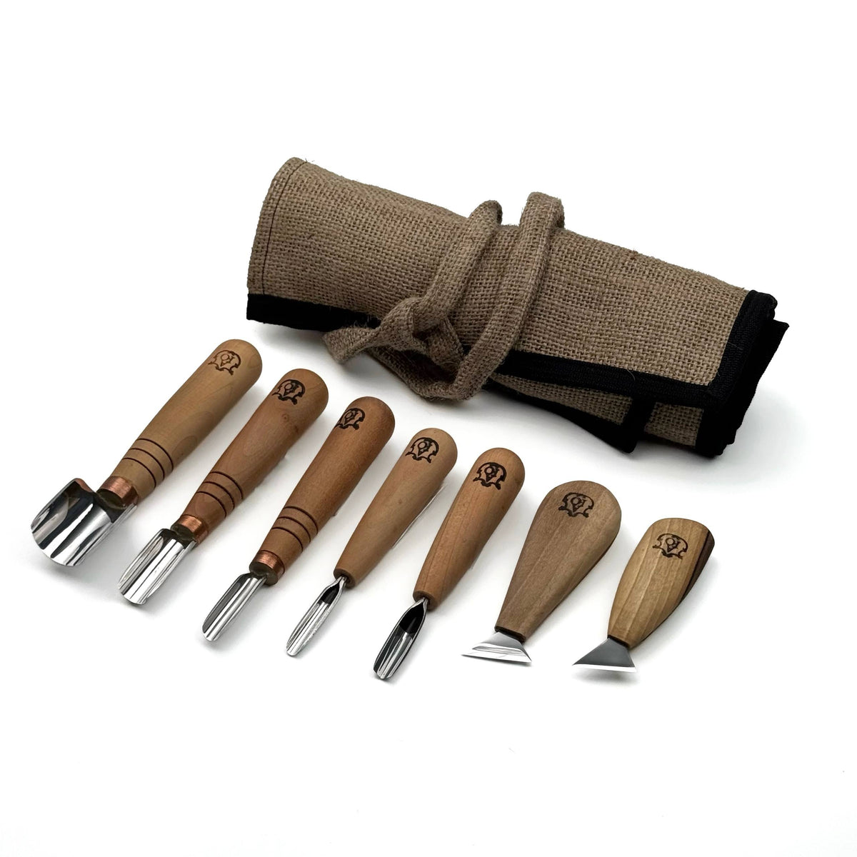 Chip Carving Set, 7-Piece STRYI Profi Kit for Volumetric Relief Carving
