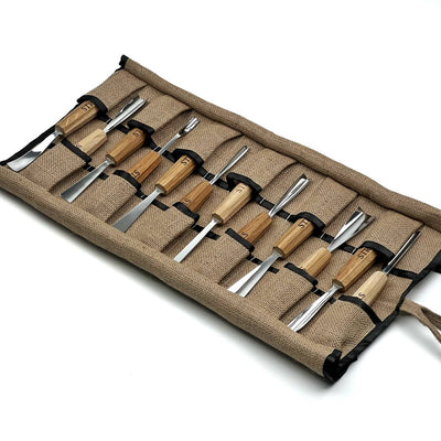 Wood carving tools set for relief carving 12pcs STRYI Profi, Gouges set, Chisels set, Gift for carver