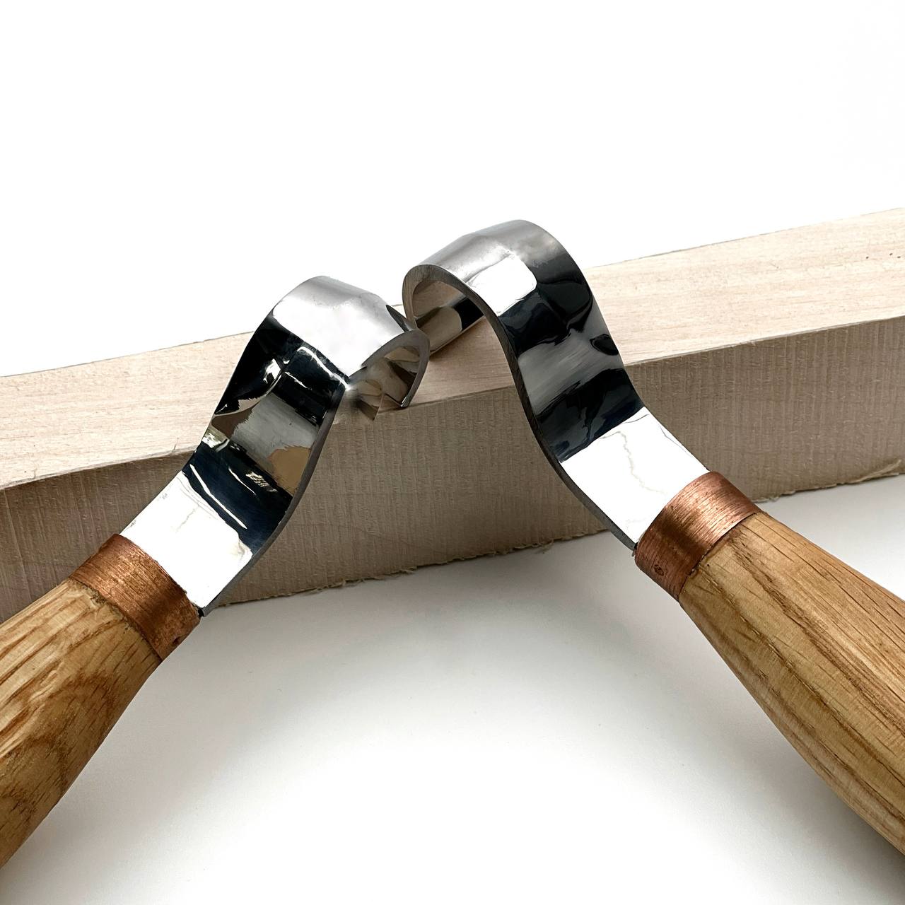 Spoon Hollowing & Bowl Carving: The 20mm Professional Spoon & Kuksa Carving Set (Left & Right)