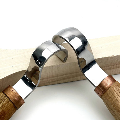 Spoon carving tool: STRYI Profi 30mm Hook Knife Set (Left & Right)