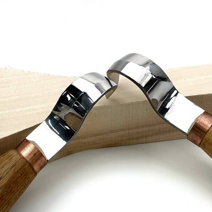 Spoon Carving: The STRYI Profi 25mm Pointed Hook Knife Set (Left&Right)