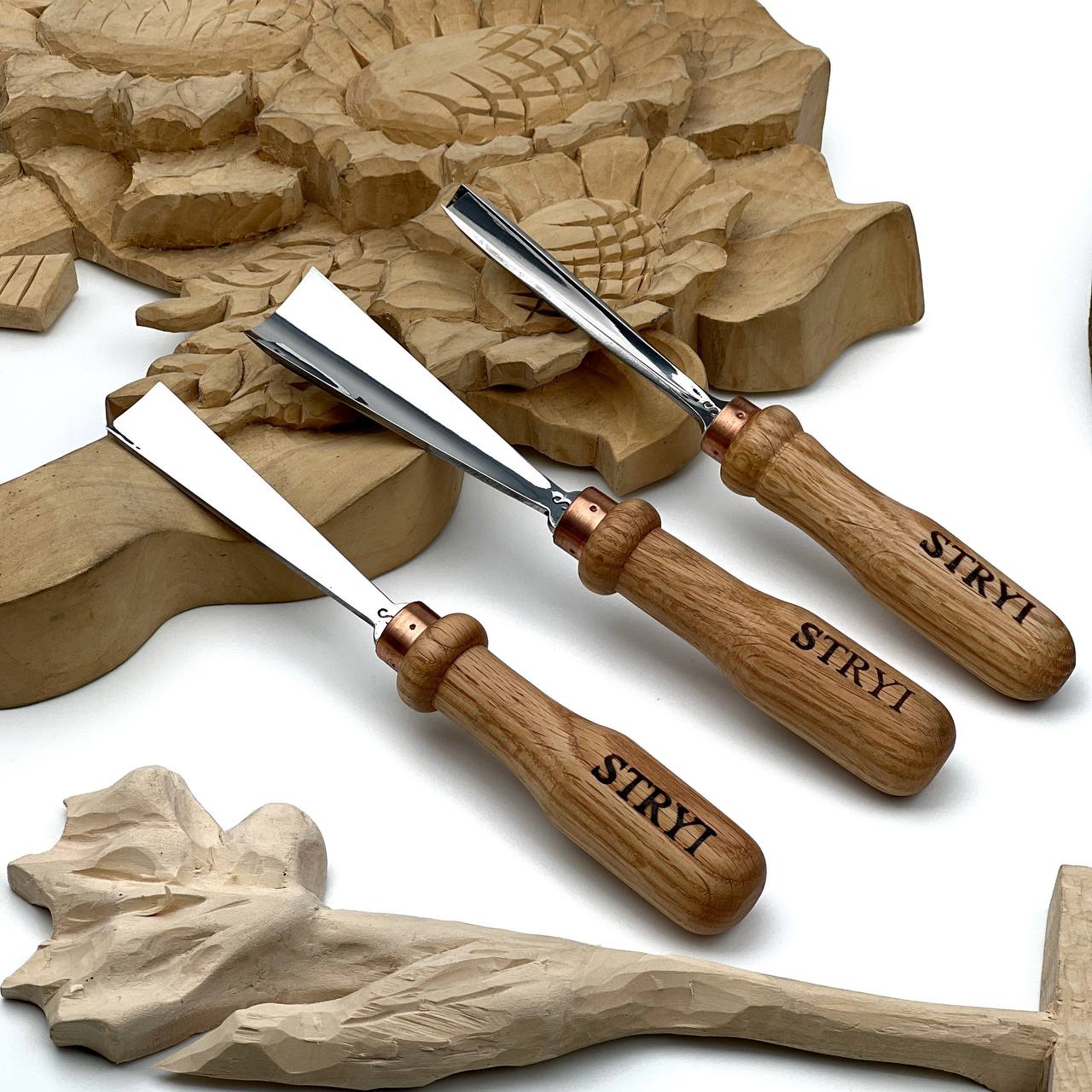 Relief Carving: 3-Piece STRYI Start Relief Carving Set