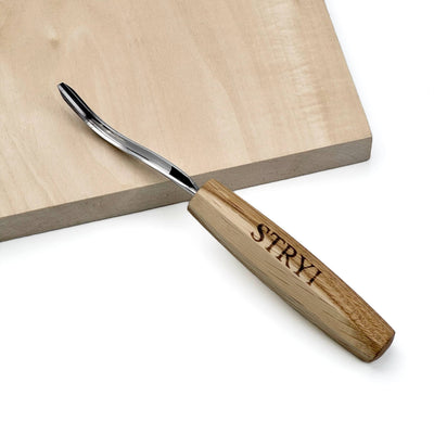 Gouge, 45°, 3mm, STRYI Compact — for Deep Detail Carving