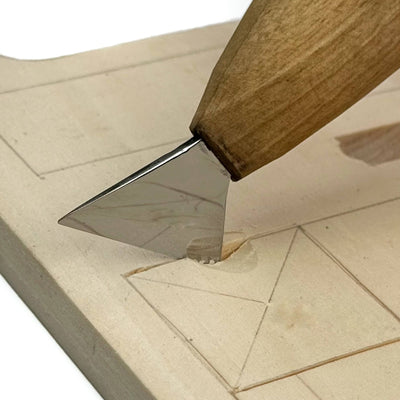 Geometric Chip Carving: Adolf Yurev Volumetric Phone Stand Carving Set
