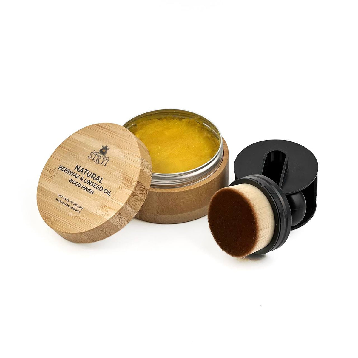 Natural Wood Wax STRYI Finish for Protecting Handmade Items