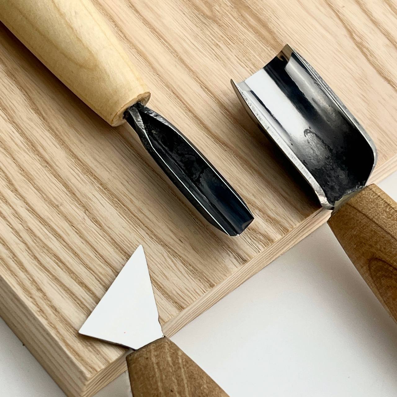 STRYI Ultimate Geometric Wood Carving Starter Kit – 3 Essential Tools for Chip Carving