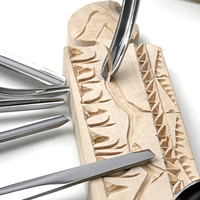 STRYI 7-Piece Compact & Lightweight Wood Carving Set for Beginners & Students