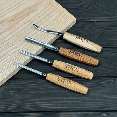 4-Piece Compact & Lightweight Wood Carving Set for Beginners