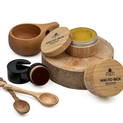 Natural Wax for covering wooden items | STRYI Premium Wood Care