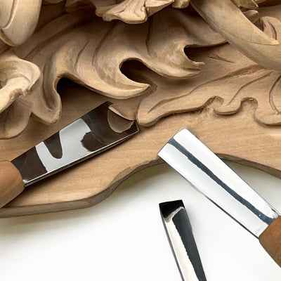 3 Piece Compact Gouge Set STRYI Profi for Detail Carving