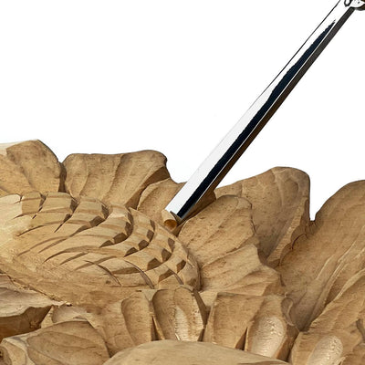 Wood Carving Gouges, Sweep #5, Hand Forged STRYI — for Deep Relief Carving