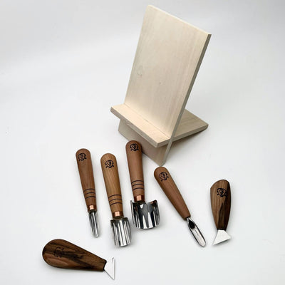 DIY Masterpiece: Premium Phone Stand Woodcarving Set (AY Signature Series)