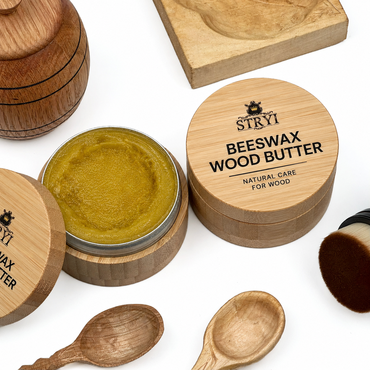 Natural Wax for covering wooden items | STRYI Premium Wood Care